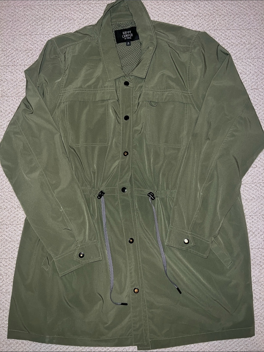 torrid Olive Utility Field Jacket